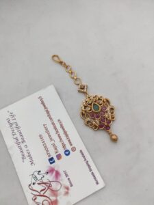 Gold cz nethi chutti