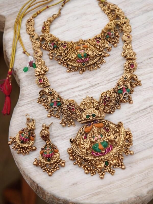 Meenakari venkateshwara Srinivasa Balaji bridal set