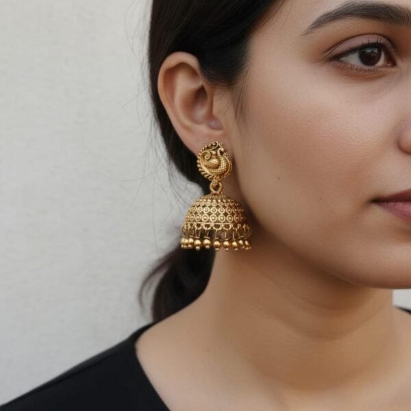 Peacock jhumki
