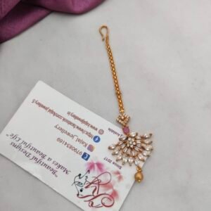 baf34a36-a3e9-434e-85f5-8afe215636f3 Gold cz white nethi chutti 4