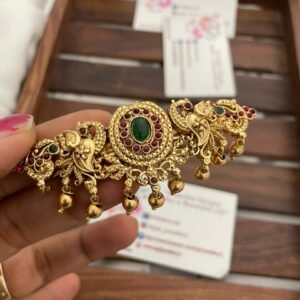 Hair clip round