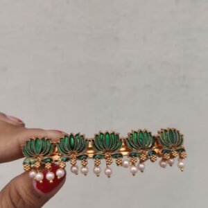 Lotus green hair bands