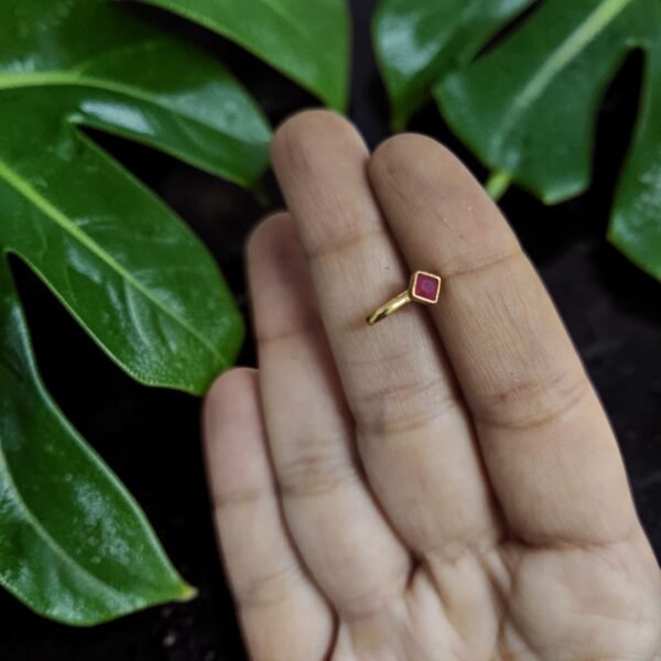 Nose pin non piercing