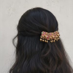 Peacock Hair clips 2