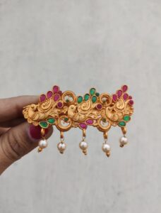 Peacock Hair clip 3