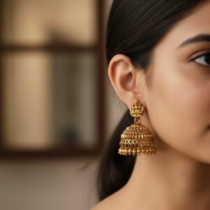 Lakshmi jhumki Golden