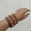 Temple Lakshmi kemp bangles set of 6