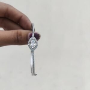 White ad bracelet