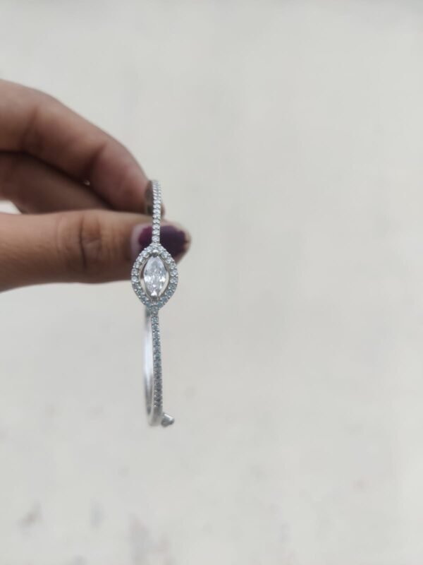 White ad bracelet