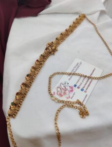 Lakshmi with elephant belt