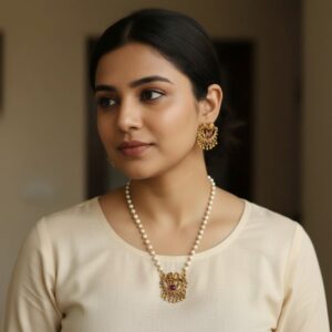 Elephant Pearl necklace