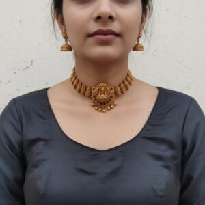 Copper necklace set choker