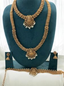 Lakshmi semi bridal set golden