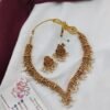 Matte necklace set v shape