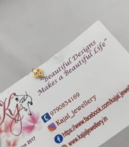 Mini golden nose pin 1