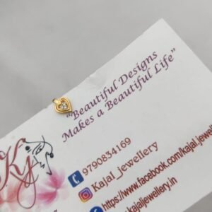 Mini golden nose pin 1