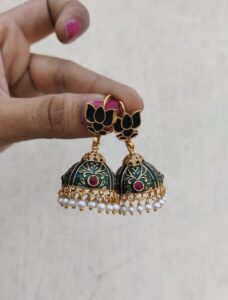 Lotus jhumki