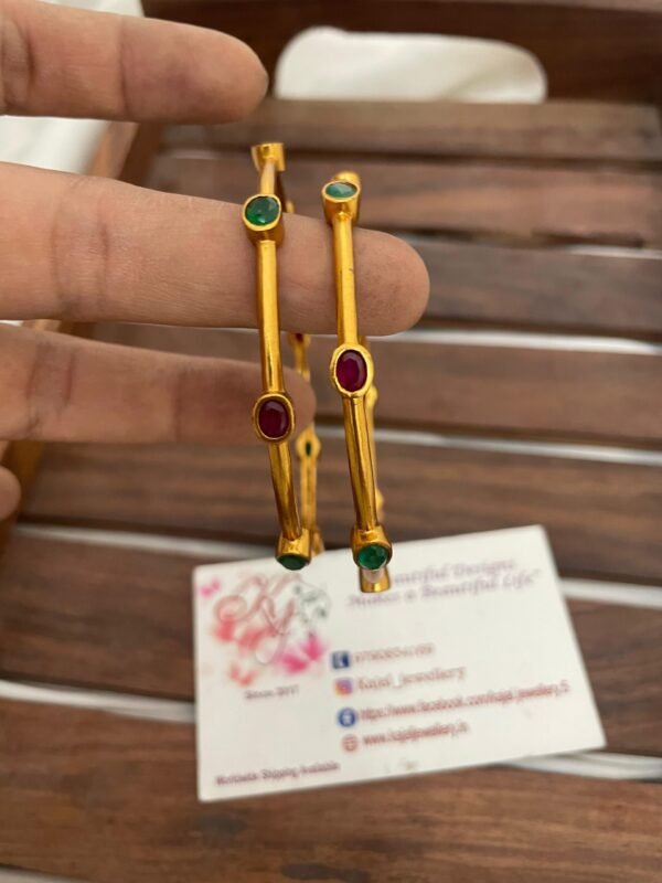 Golden bangle premium cz-2.4