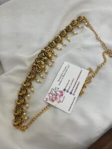 Antique hip belt dancing doll