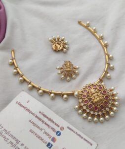 Golden kemp pink guttapusulu set