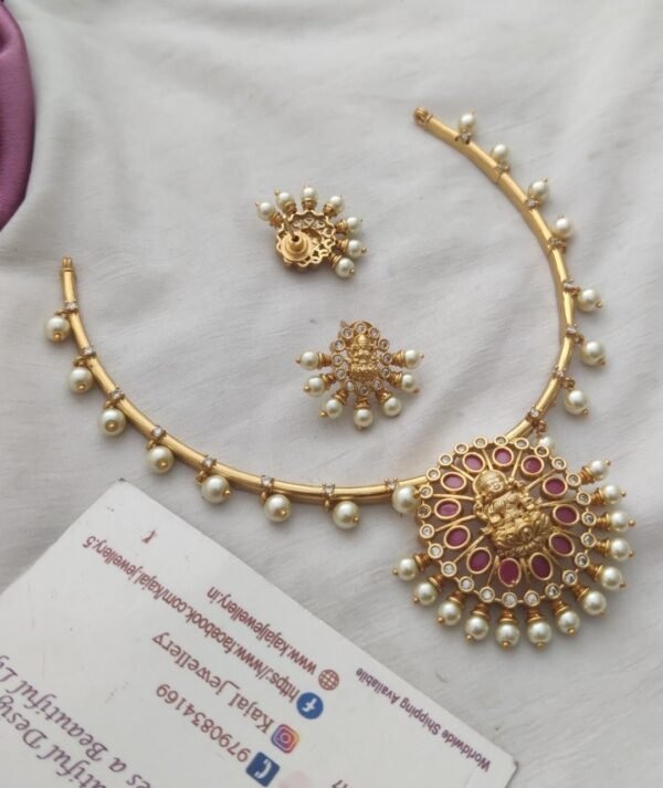 Golden kemp pink guttapusulu set