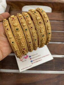 Temple bangles set of 6-2.6