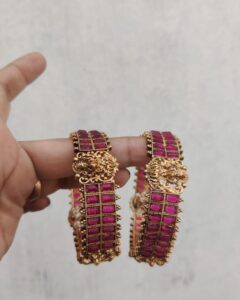 Kemp Lakshmi bangles set of 2