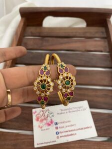 Cz Golden bangles -2,4