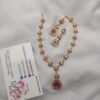 Red necklace set heart
