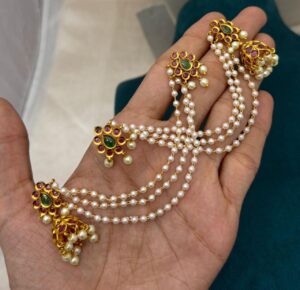 Kemp golden jhumki with straight Mattel