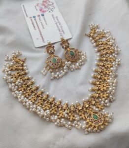Antique guttapusulu necklace set