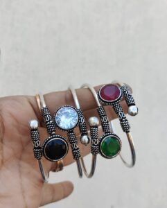 Set of 4 oxidised bracelet