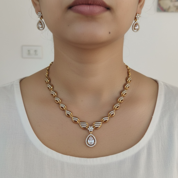 White necklace set