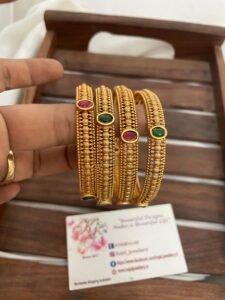 Matte new bangles set of 4-2.2