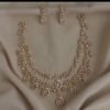 Double layer necklace set  premium white