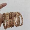 Temple Lakshmi  bangles round set of 6