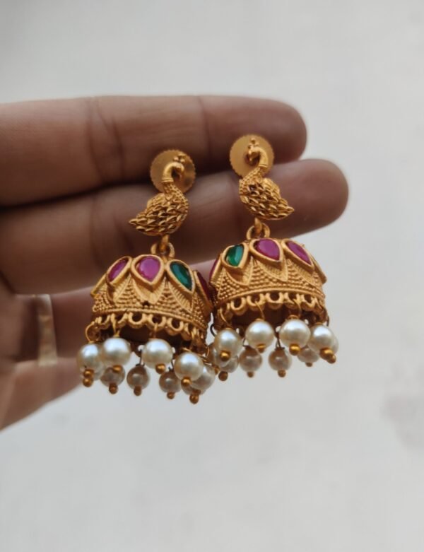 jhumki  peacock Multi