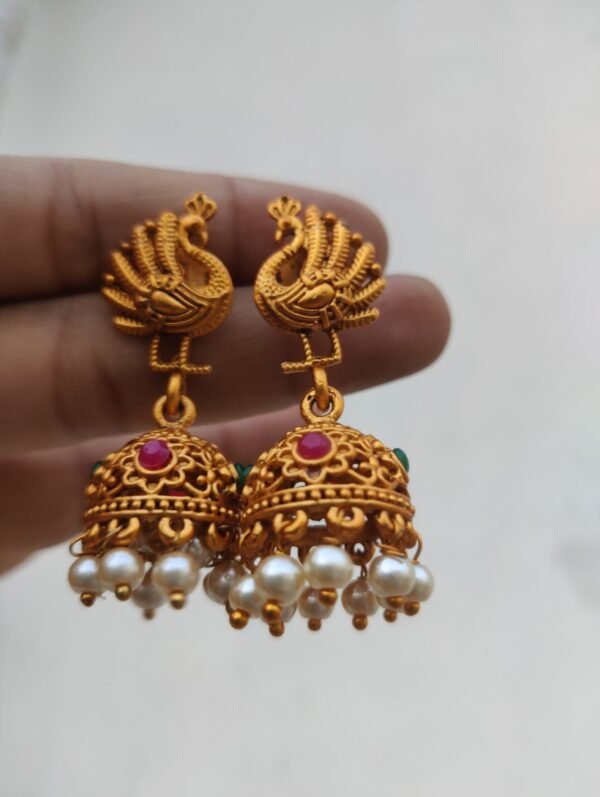 jhumki  peacock