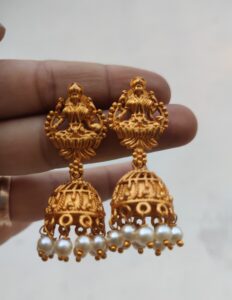 jhumki Lakshmi golden
