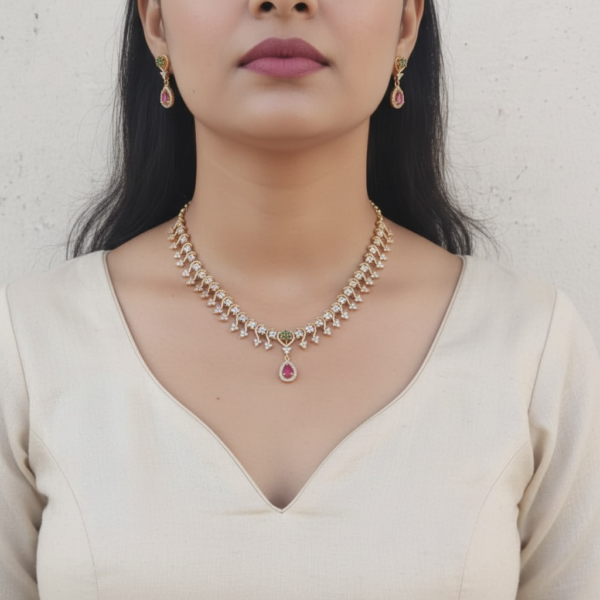 Necklace golden set