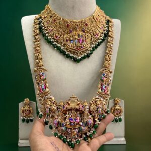 Heavy choker meenakari new enamel model