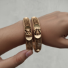 Antique Lakshmi golden bangle