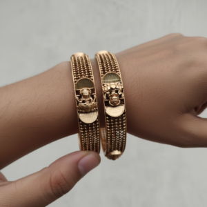 Antique Lakshmi golden bangle