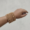 Golden bangles lakshmi set of 6
