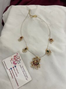 Invisible guttapusulu Pearl necklace