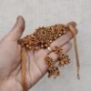 Lakshmi attigai kemp choker set