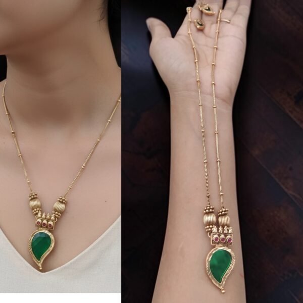 Palakka necklace chain Set