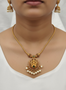 Lakshmi attigai kemp choker set premium