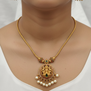 Lakshmi attigai kemp choker set premium