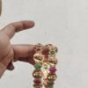 Antique Lakshmi bangles set of 2